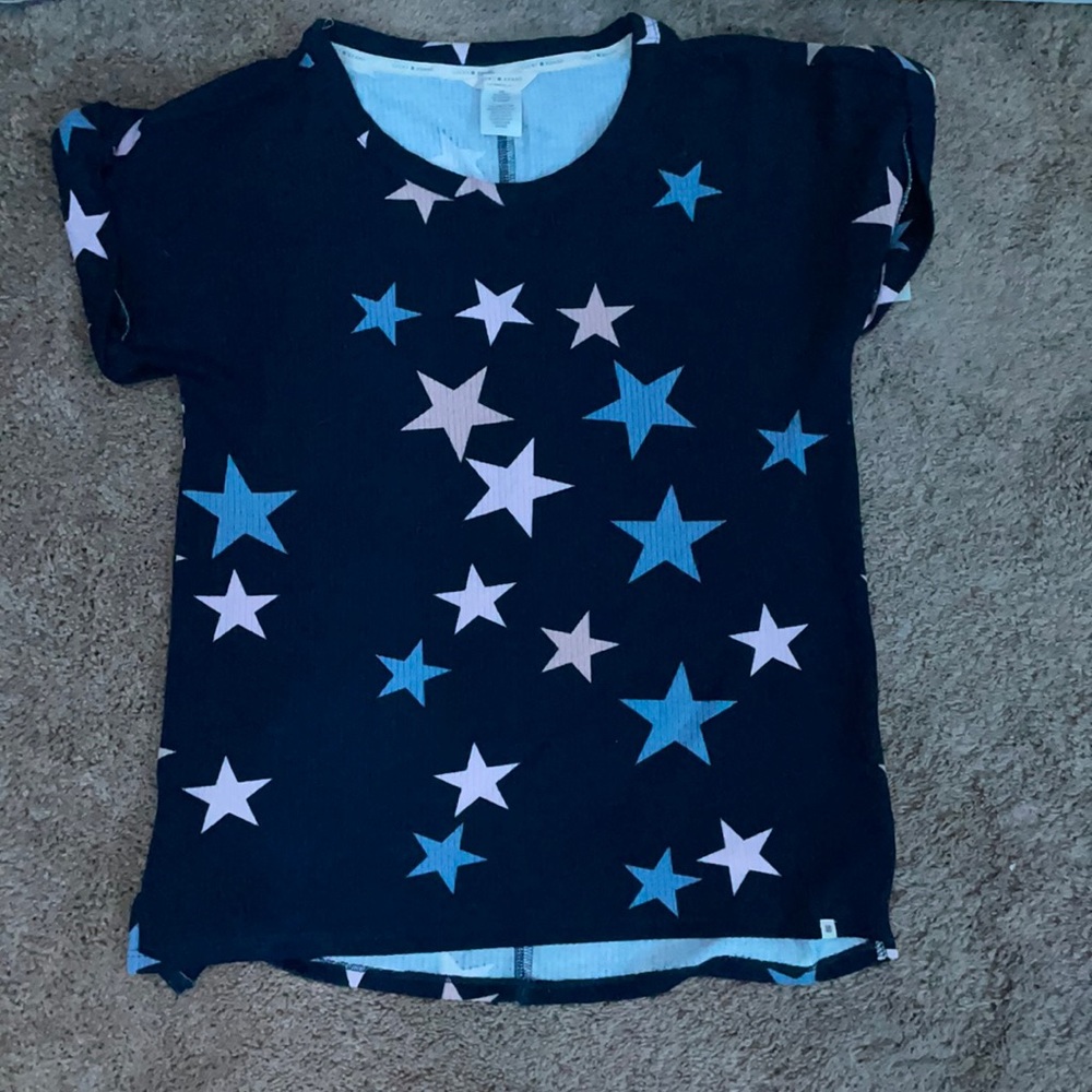 Lucky Brand matching star pajama set size medium